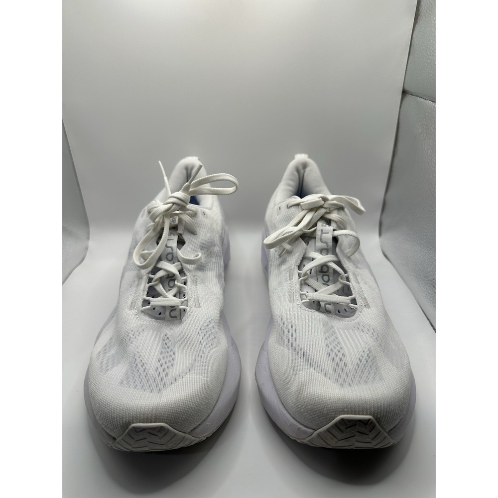 Size 11.5 - ASICS Novablast 5 White Piedmont Grey Men- No Insoles